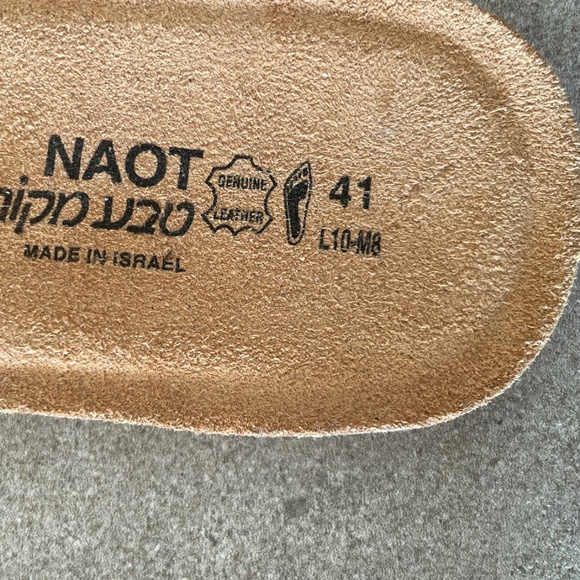 NAOT FOOTBED MENS EXECUTIVE  SIZE  EU41  US8.5 - Picture 2 of 5